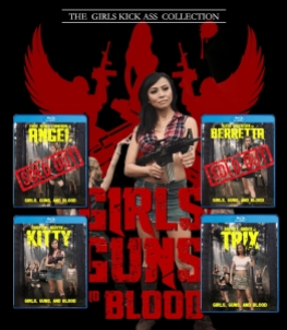 GIRLS GUNS AND BLOOD [Character Blu-Ray w/ Limited Slipcover] $28.99 -- SOLD OUT!!